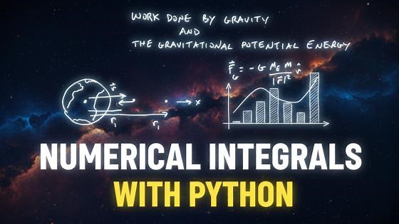 Gravitational potential energy and numerical integrals in Python