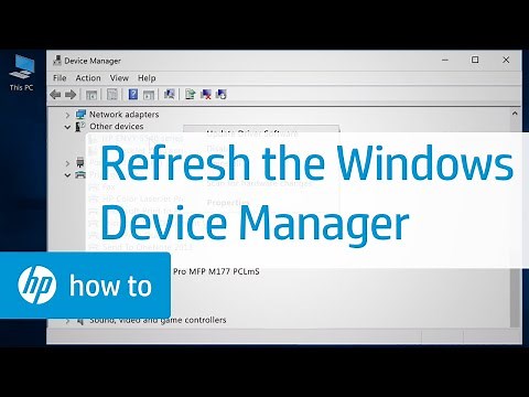 Refreshing the Windows Device Manager | HP Computers | HP Support