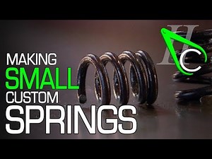 Making Small Custom Springs