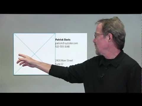 How to design a business card fast
