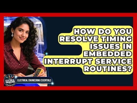 How Do You Resolve Timing Issues In Embedded Interrupt Service Routines?