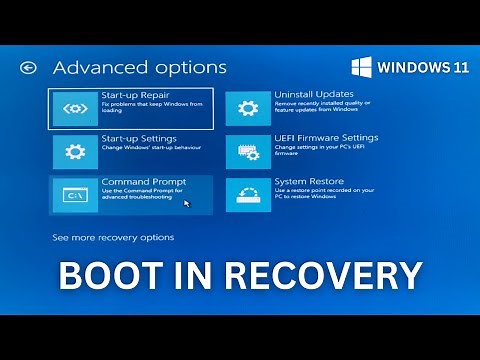 How to Boot in Recovery Mode in Windows 11? | Windows 11 Recovery Mode Key
