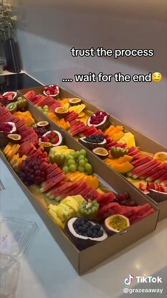 Fruit Grazing Table Ideas: Trust the Process with DIY Fruit Platter Boxes