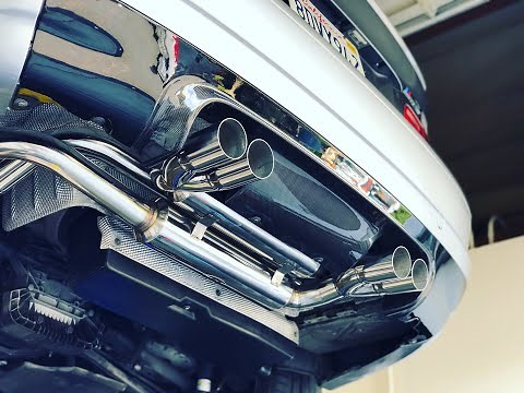 BMW E46 M3 CSL Diffuser Install / Removal DIY - Carbon Fiber / Gloss Black - Silver Gray