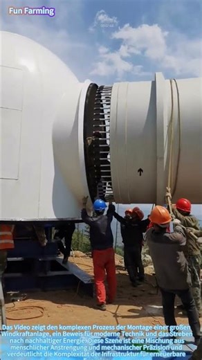 Riesen zusammenbauen: Die Installation von Windkraftanlagen