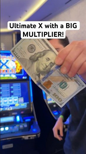 Ultimate X Poker with a BIG MULTIPLIER and THIS Happened! #slots #lasvegas #poker