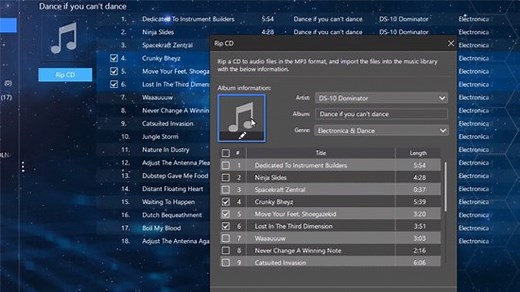 Rip Audio from an Audio CD