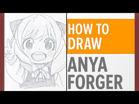 HowToDraw Anya Forger | Easy Pencil Sketch Tutorial | Spy x Family Drawing