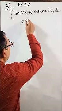 Exercise 7.2 Question 5 | Class 12 Math NCERT | Chapter 7 Integrals | ∫ sin(ax + b) · cos(ax + b) dx