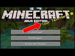 Minecraft - How To Add Custom Splash Texts!