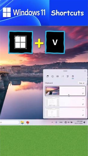 How to Open Clipboard Panel using Shortcut Keys in Windows 11