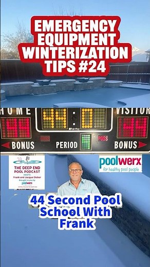 Emergency Winterizing Pool Equipment: Key Tips for Freeze Protection ❄️