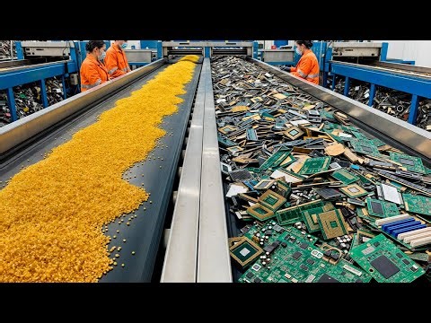 How It's Made: Turning 50 Million Tons of E-Waste Into Pure Gold!