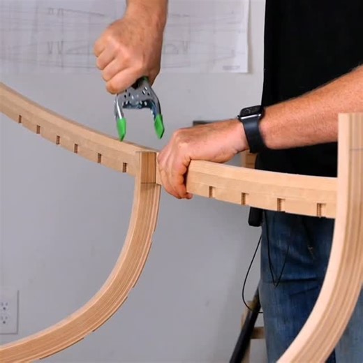 Cape Falcon Kayak on Instagram: "St. Lawrence River Skiff building process, video 5) Assembling the frame. . . . #skinonframe #smallboat #woodworking #woodenboatbuilding"