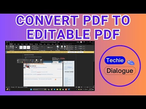 How to Convert PDF to Editable PDF | Step-by-Step Guide