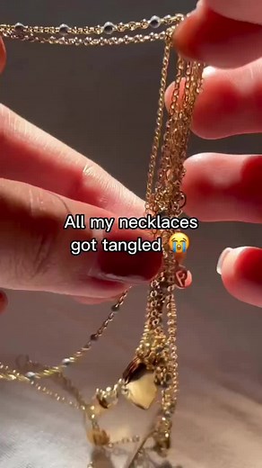 How to Untangle Your Necklaces Easily