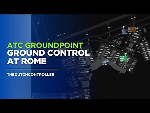 ATC Ground Point | Ground Control at Rome (LIRF) – Episode 1