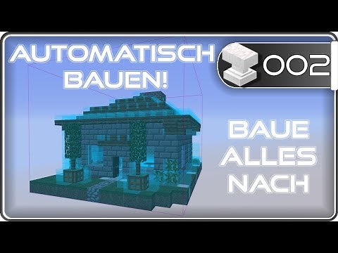 Minecraft automatisch bauen, Baupläne, Auto-Builder | 2# | CLM