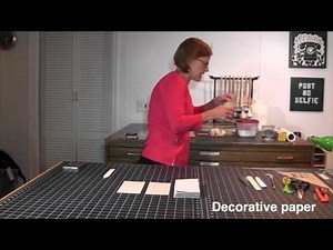 Cathy Lecleire tutorial on how to make an accordion book