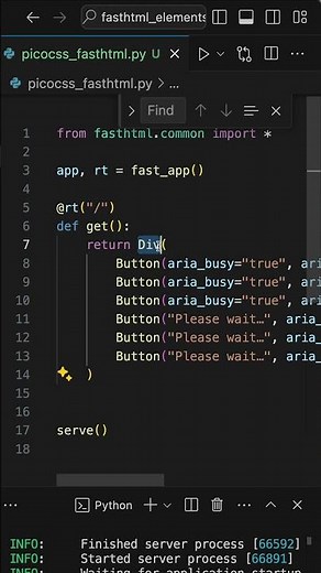 Python FastHTML: Using Pico Css Components #python #pythonprogramming #fasthtml #css
