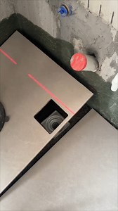 Tile floor drain installation #construction #tiling #tilelevelingsystem | Tile Leveling System