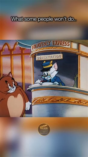 Mid Night Reel Club on Instagram: "🎬 Tom & Jerry: Heavenly Puss (1949) 🎭 Genre — Animation, Comedy, Slapstick ⏳ Runtime — 7 minutes ⭐ Rating — 7.9/10 (IMDb) 📌 Overview — In this classic Tom & Jerry short, Tom has a near-death experience after a chaotic chase goes wrong. He finds himself riding a ghostly escalator toward the afterlife… but there’s a catch: he has one hour to get Jerry to forgive him — or he’s doomed. What follows is one of the most dramatic, surreal, and intense Tom & Jerry ep