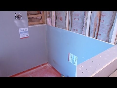 How to install shower surround tile backer board, durock or cement board - PART "1"
