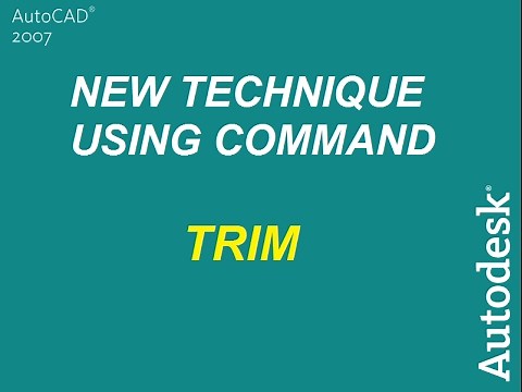 AutoCAD 2007 TUTORIALS -19- Trim