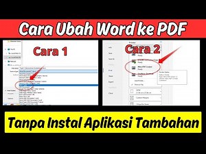 How to Convert Word to PDF without Installing Additional Applications or Offline