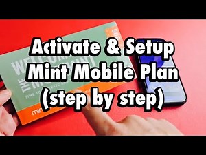 Mint Mobile: How to Setup/Activate Prepaid Phone Plan (SIM Card or eSIM)