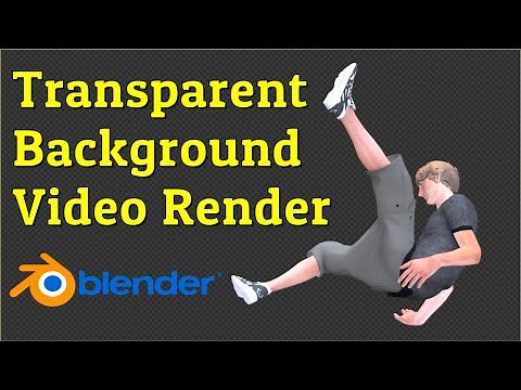 How to render a transparent background video in Blender