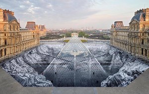 A Dramatic Optical Illusion Celebrates the Louvre Pyramid's 30th Anniversary