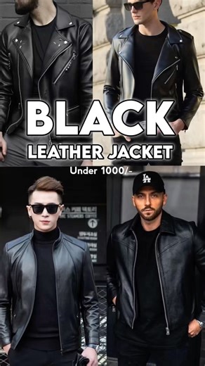 Best💀 black leather jacket for men’s | MR DKC #leatherjacket #blackleatherjacket #winterjacket
