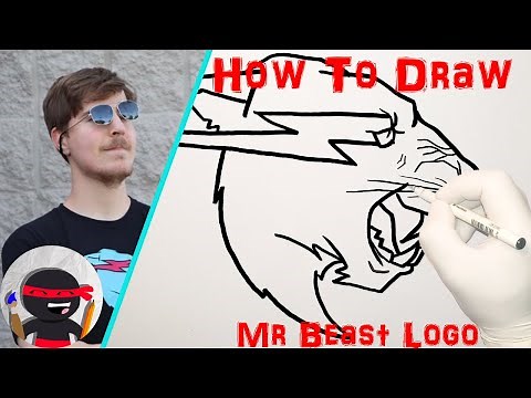 How To Draw The Mr Beast Logo | Easy, Step By Step Tutorials For Beginners