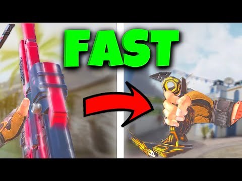 HOW to SWITCH WEAPONS FASTER! (Switch to Knife) COD Mobile Sniping Tips!