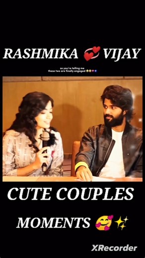 Rashmika ❤️ Vijay Cute Couple Moments 2025 | Finally Engaged? 💍✨ #shorts #youtubeshorts #ytshorts