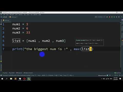 How to find the Biggest and Smallest of 3 numbers using lists in Python