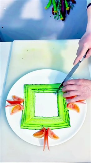 Simple plate decoration tutorial: fruit and vegetable modeling, ceremony in cooking, have you