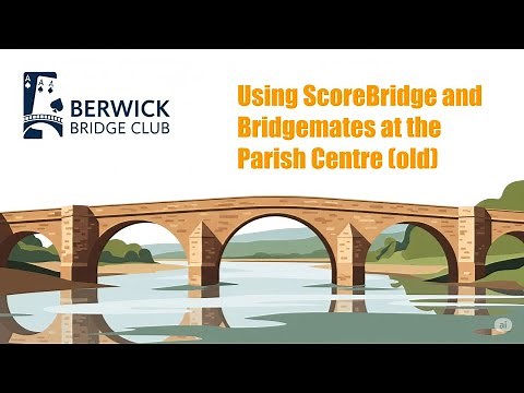 Using ScoreBridge and Bridgemates at the Parish Centre (old)
