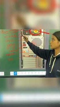 Back Side of System Unit CPU #shorts # naincymamcomputer