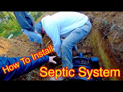 How to Install A Septic Sytem! ( Part 2 Field Lines )