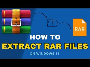 How to Extract RAR Files on Windows 11/10 - Open RAR Files and Compress