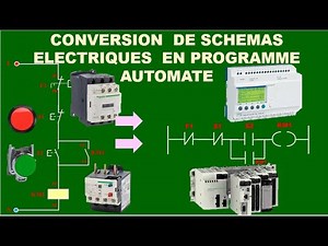 CONVERSION DE SCHEMAS ELECTRIQUES EN PROGRAMME AUTOMATE