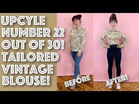 How to Alter A Blouse or Shirt That's Too Big To Fit Perfectly! Sew Anastasia
