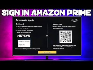 How to Sign In Amazon Prime Video Account from Smart TV Latest Update | Sign In Prime Video On Tv
