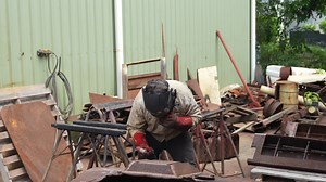 Before starting on the Wespe, Jesse has to fix up an original Flammpanzer II turret for display in the museum! 🔥🔥 | The Australian Armour and Artillery Museum
