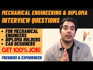 Mechanical Engineering/Diploma Interview Questions and Answers | CLEAR ALL INTERVIEWS for CAD DESIGN