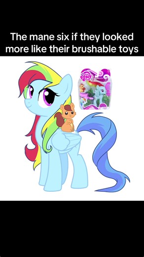 Can do a part 2 of a different line of brushables yahhhyahh #mylittlepony #mlpif #mylittleponyfim #rainbowdash #twilightsparkle