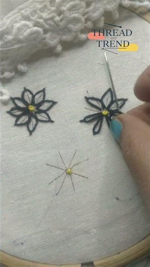 Easy Beutiful Hand Embroidery| #embroideryforbeginners #beginnersstitch #embroiderydesigns