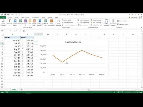 Create Dynamic Rolling Chart to Show Last 6 Months